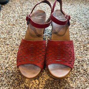Dansko Women's Red Sandals